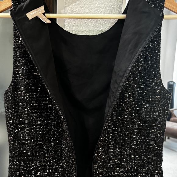 Banana Republic Metallic Tweed Dress w/ Pockets! - Size 2P - Picture 7 of 11